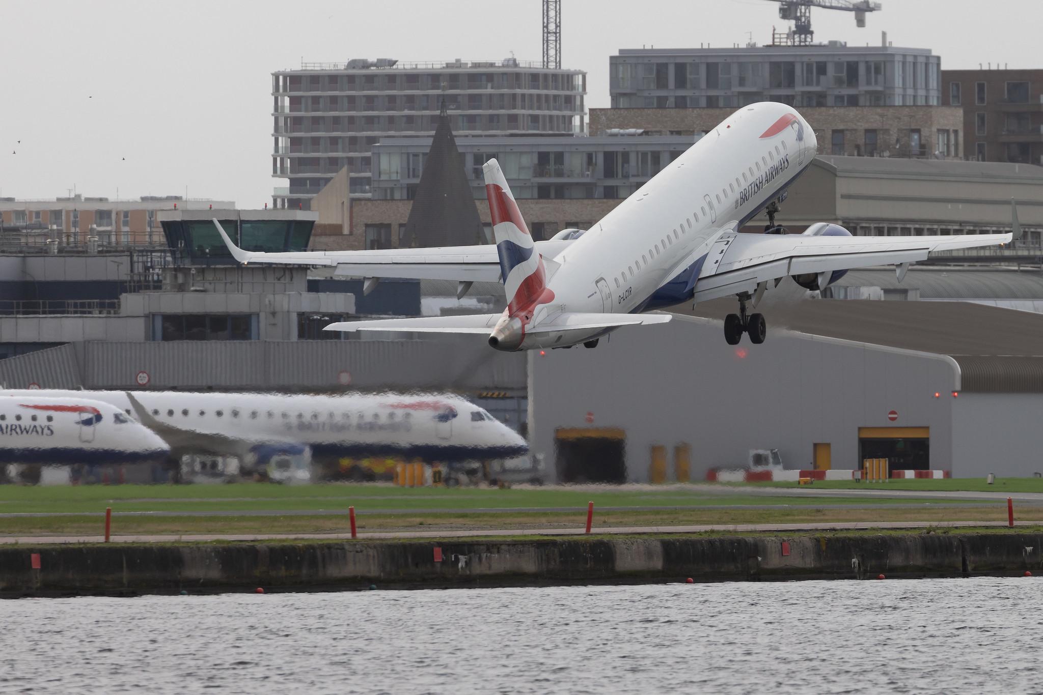 London City Airport: British Airways (BA / BAW) | Operator: BA CityFlyer | Embraer E190SR E190 | G-LCYR | MSN 19000563