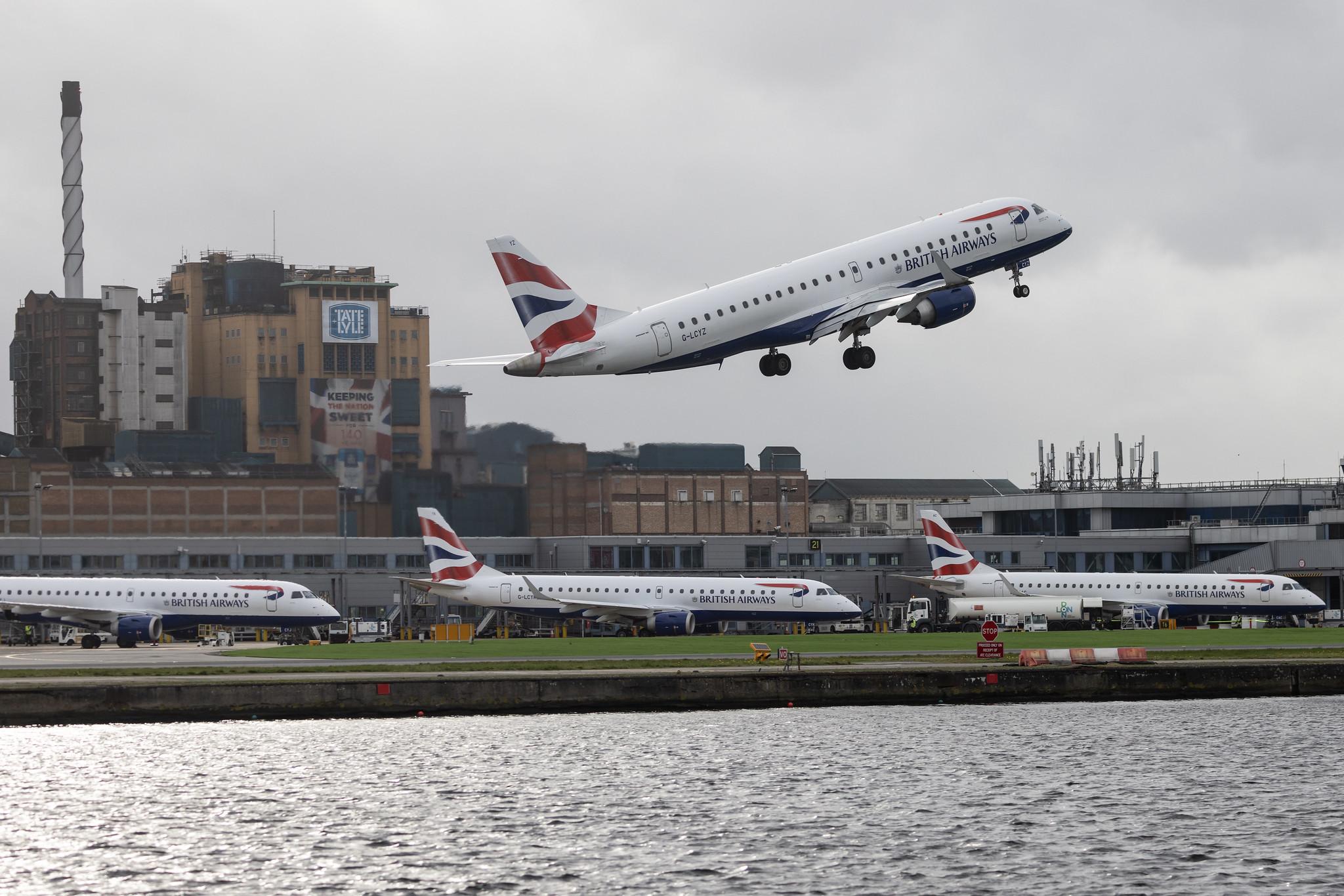 London City Airport: British Airways (BA / BAW) | Operator: BA CityFlyer | Embraer E190SR E190 | G-LCYZ | MSN 19000404