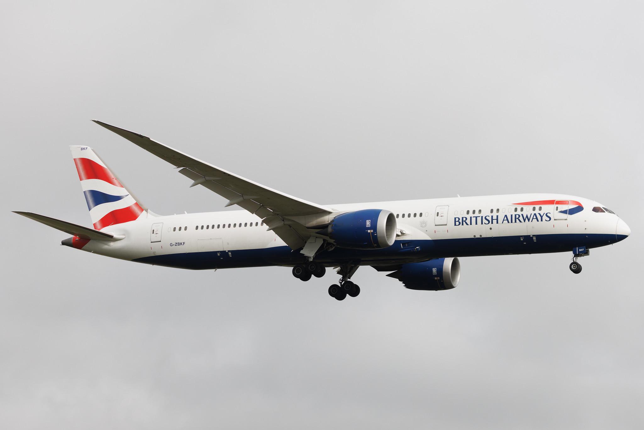 London Heathrow: British Airways (BA / BAW) | Boeing 787-9 Dreamliner B789 | G-ZBKF | MSN 38622