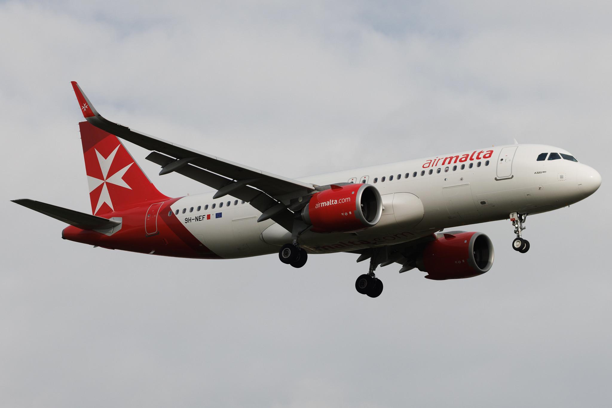 London Heathrow: Air Malta (KM / AMC) | Airbus A320-251N A20N | 9H-NEF | MSN 11518