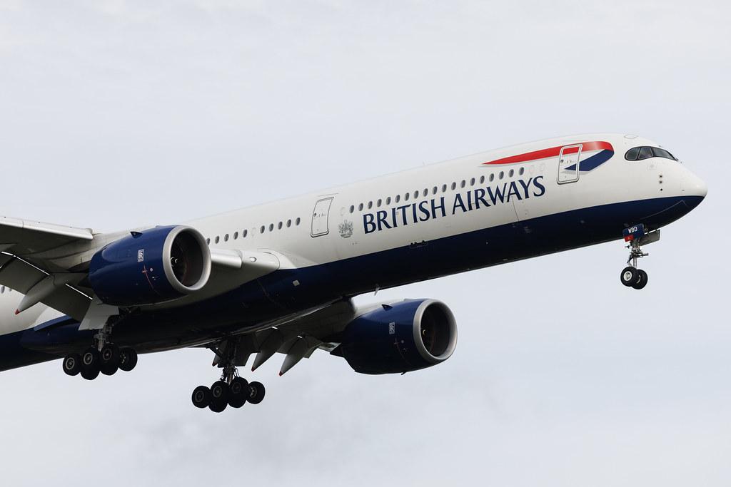 London Heathrow: British Airways (BA / BAW) | Airbus A350-1041 A35K | G-XWBD | MSN 374