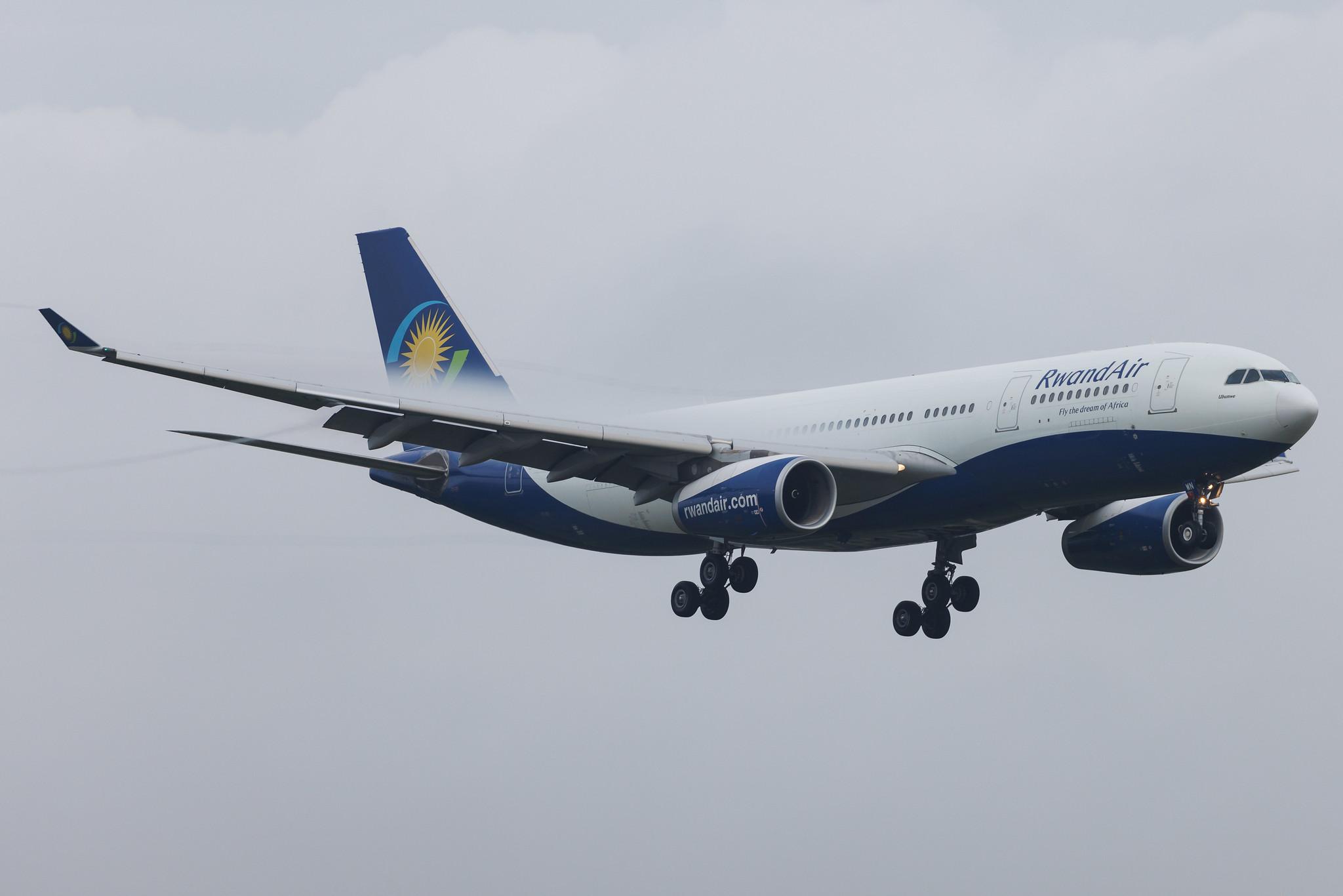 London Heathrow: RwandAir (WB / RWD) | Airbus A330-243 A332 | 9XR-WN | MSN 1741