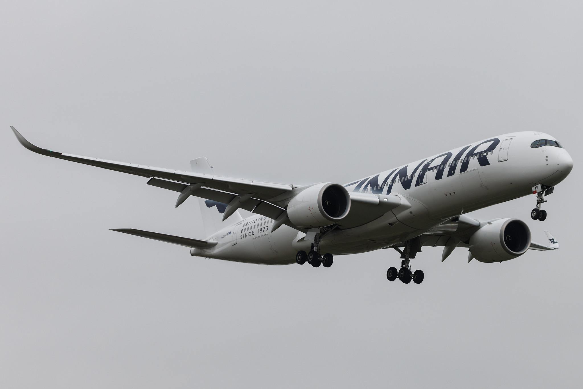 London Heathrow: Finnair (AY / FIN) | Livery: Bringing us together since 1923 Sticker | Airbus A350-941 A359 | OH-LWR | MSN 410