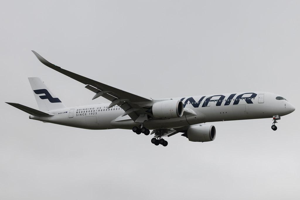 London Heathrow: Finnair (AY / FIN) | Livery: Bringing us together since 1923 Sticker | Airbus A350-941 A359 | OH-LWR | MSN 410