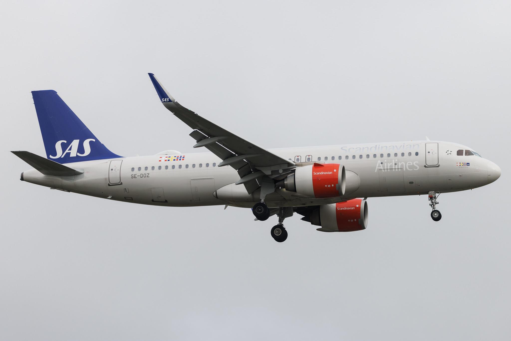 London Heathrow: SAS (SK / SAS) | Airbus A320-251N A20N | SE-DOZ | MSN 07565