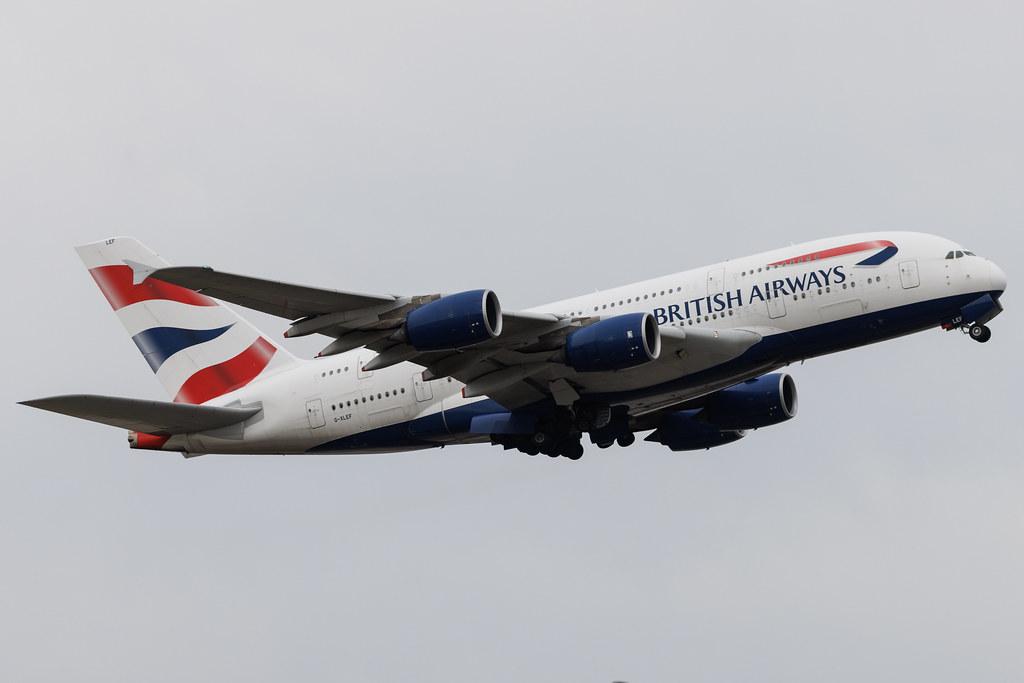 London Heathrow: British Airways (BA / BAW) | Airbus A380-841 A388 | G-XLEF | MSN 151