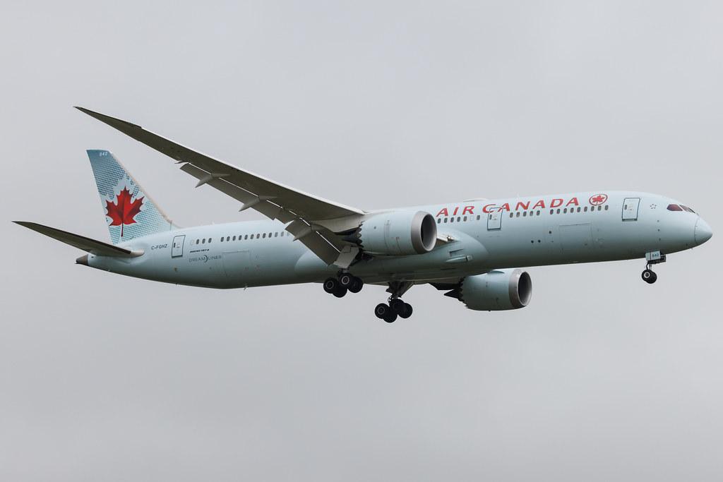 London Heathrow: Air Canada (AC / ACA) | Boeing 787-9 Dreamliner B789 | C-FGHZ | MSN 37169