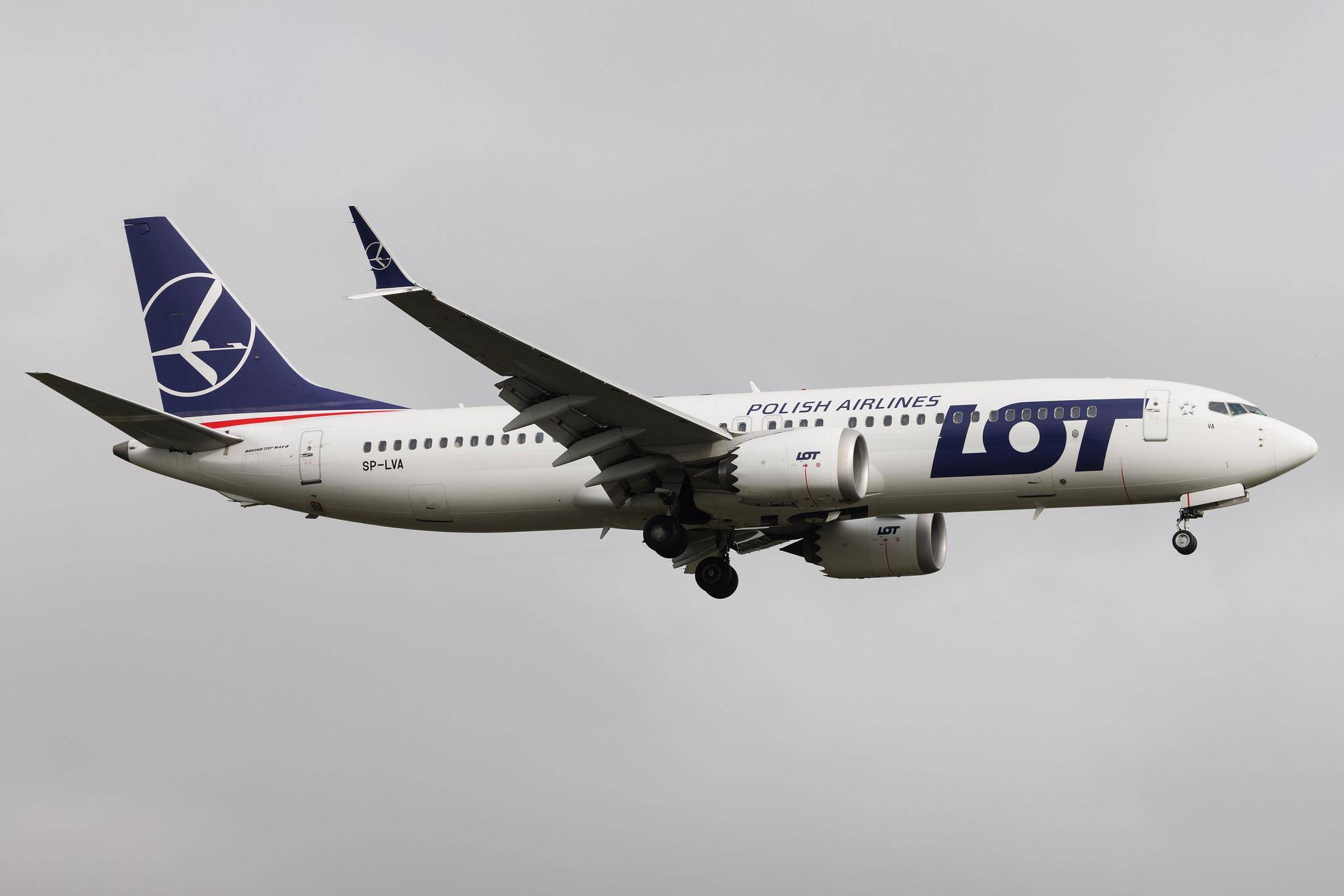 London Heathrow: LOT (LO / LOT) | Boeing 737 MAX 8 B38M | SP-LVA | MSN 64067