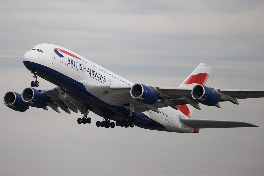 London Heathrow: British Airways (BA / BAW) | Airbus A380-841 A388 | G-XLEA | MSN 095