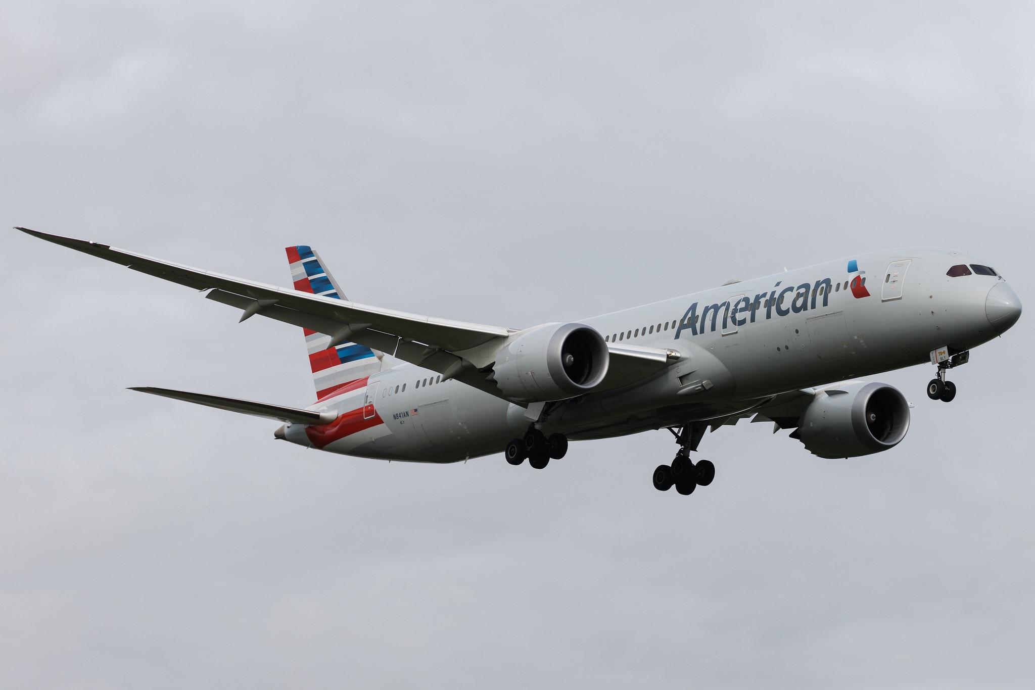 London Heathrow: American Airlines (AA / AAL) | Boeing 787-9 Dreamliner B789 | N841AN | MSN 40657