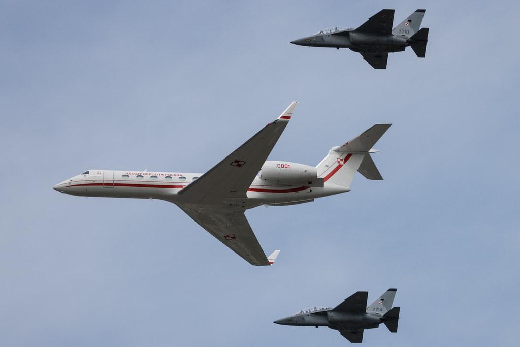 AIR SHOW Radom: Polish Air Force (/ PLF) | Gulfstream Aerospace G-V-SP Gulfstream G550 | 0001 | MSN 5547