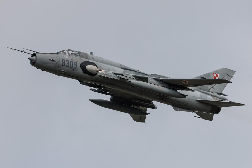 AIR SHOW Radom: Polish Air Force (/ PLF) | Sukhoi Su-22M4 Fitter K | 8309 | MSN 28309