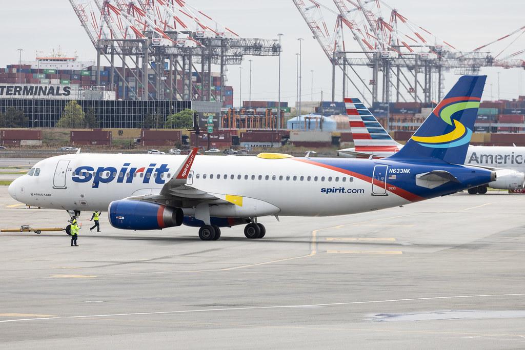 Newark Liberty International Airport: Spirit Airlines (NK / NKS) | Airbus A320-232 A320 | N633NK | MSN 06345