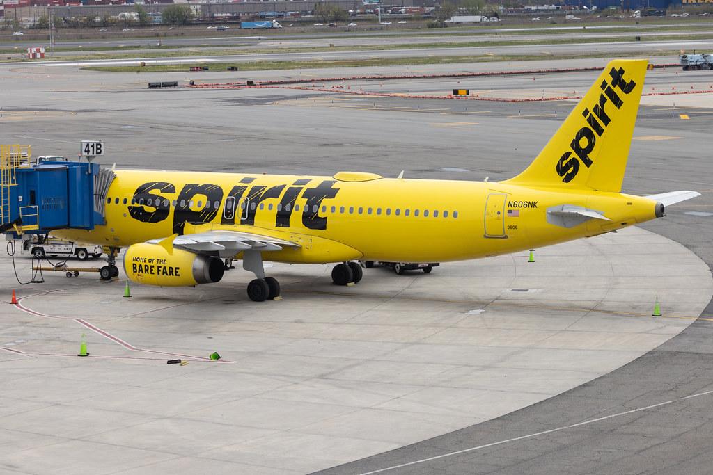 Newark Liberty International Airport: Spirit Airlines (NK / NKS) | Airbus A320-232 A320 | N606NK | MSN 04592