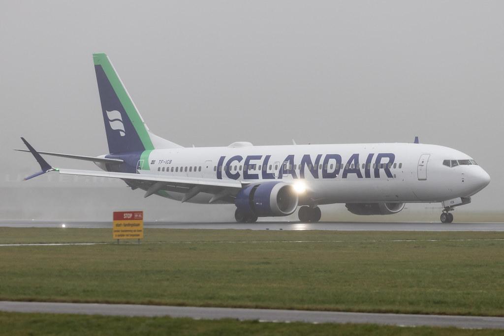 Amsterdam Schiphol: Icelandair (FI / ICE) | Boeing 737 MAX 9 B39M | TF-ICB | MSN 44568
