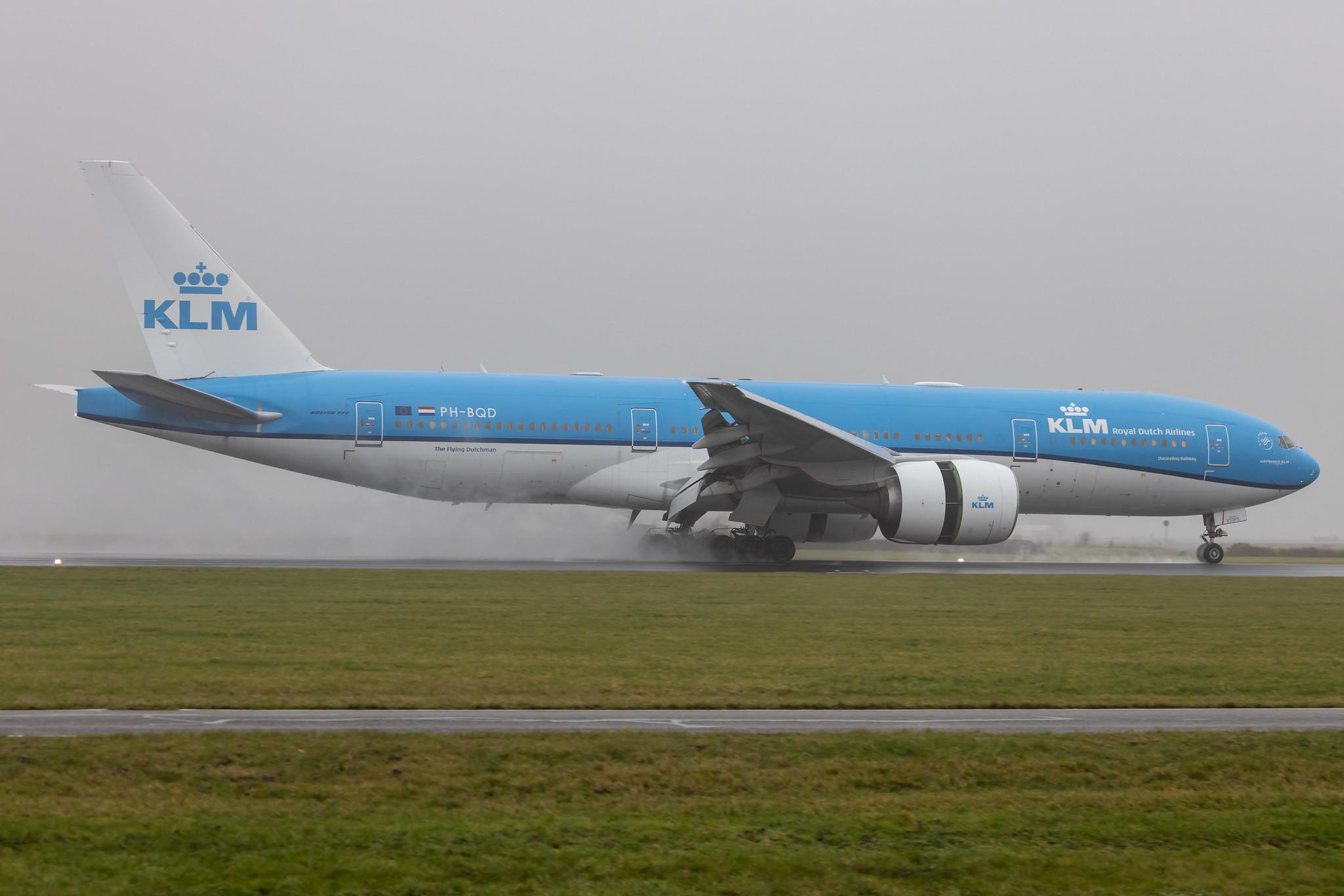 Amsterdam Schiphol: KLM (KL / KLM) | Boeing 777-206(ER) B772 | PH-BQD | MSN 33713