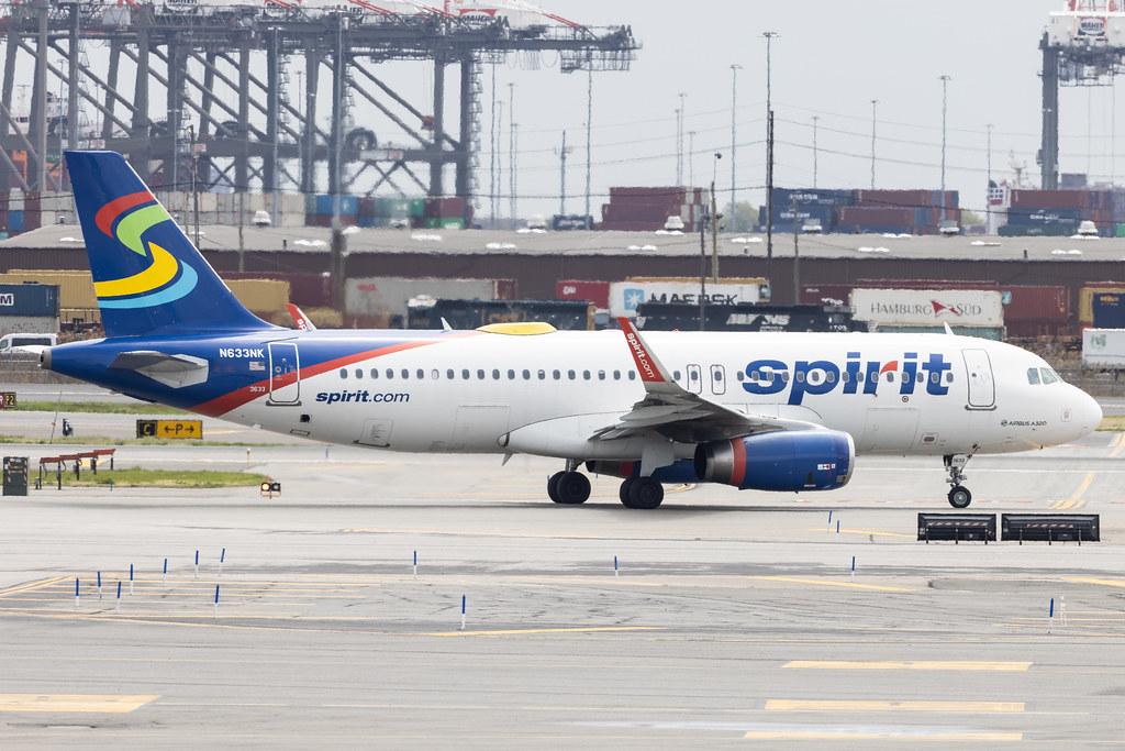 Newark Liberty International Airport: Spirit Airlines (NK / NKS) | Airbus A320-232 A320 | N633NK | MSN 06345