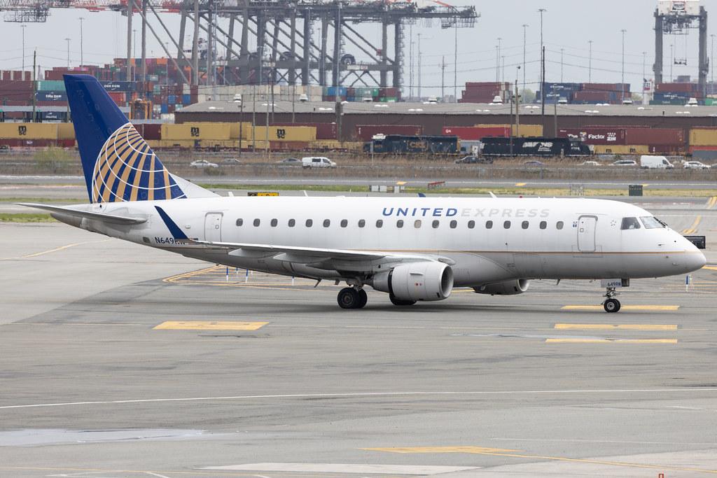 Newark Liberty International Airport: United Express (UA / UAL) | Operator: Republic Airways | Embraer E170SE E170 | N649RW | MSN 17000070