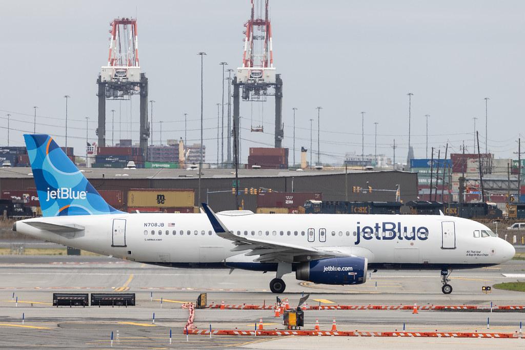 Newark Liberty International Airport: JetBlue Airways (B6 / JBU) | Airbus A320-232 A320 | N708JB | MSN 03479