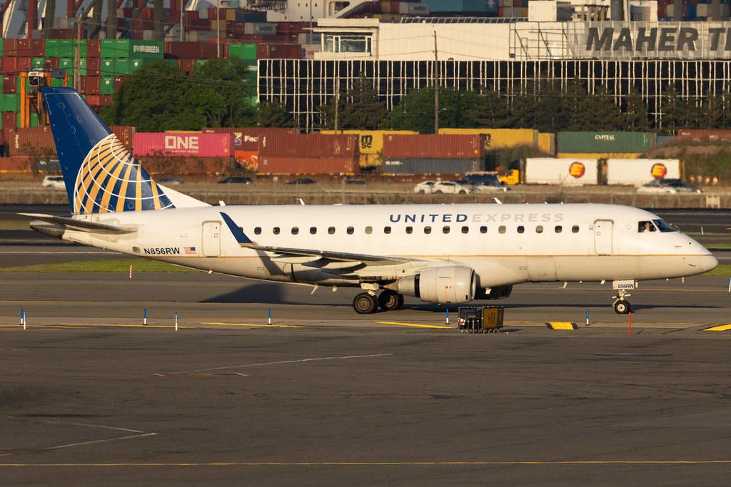 Newark Liberty International Airport: United Express (UA / UAL) | Operator: Republic Airways | Embraer E170SE E170 | N856RW | MSN 17000078
