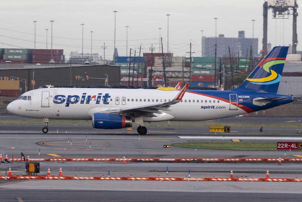 Newark Liberty International Airport: Spirit Airlines (NK / NKS) | Airbus A320-232 A320 | N629NK | MSN 06300