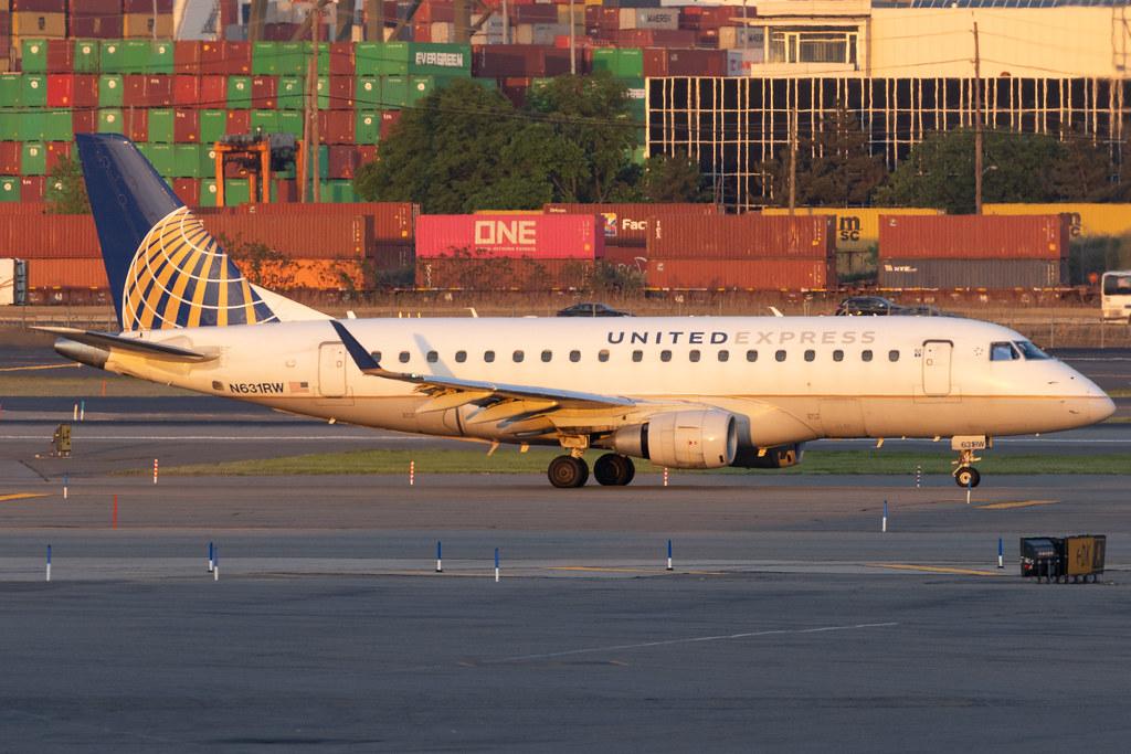 Newark Liberty International Airport: United Express (UA / UAL) | Operator: Republic Airways | Embraer E170SE E170 | N631RW | MSN 17000007