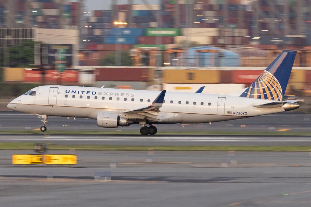 Newark Liberty International Airport: United Express (UA / UAL) | Operator: Republic Airways | Embraer E170SE E170 | N730YX | MSN 17000518