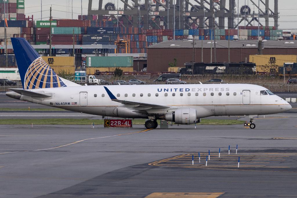 Newark Liberty International Airport: United Express (UA / UAL) | Operator: Republic Airways | Embraer E170SE E170 | N640RW | MSN 17000058