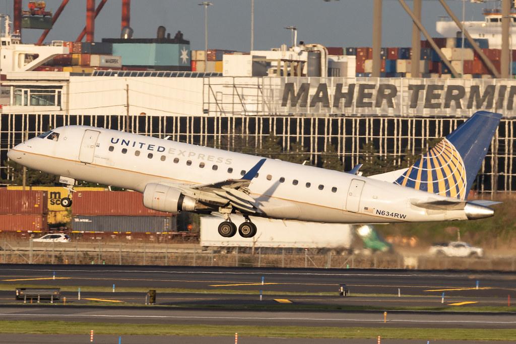 Newark Liberty International Airport: United Express (UA / UAL) | Operator: Republic Airways | Embraer E170SE E170 | N634RW | MSN 17000055