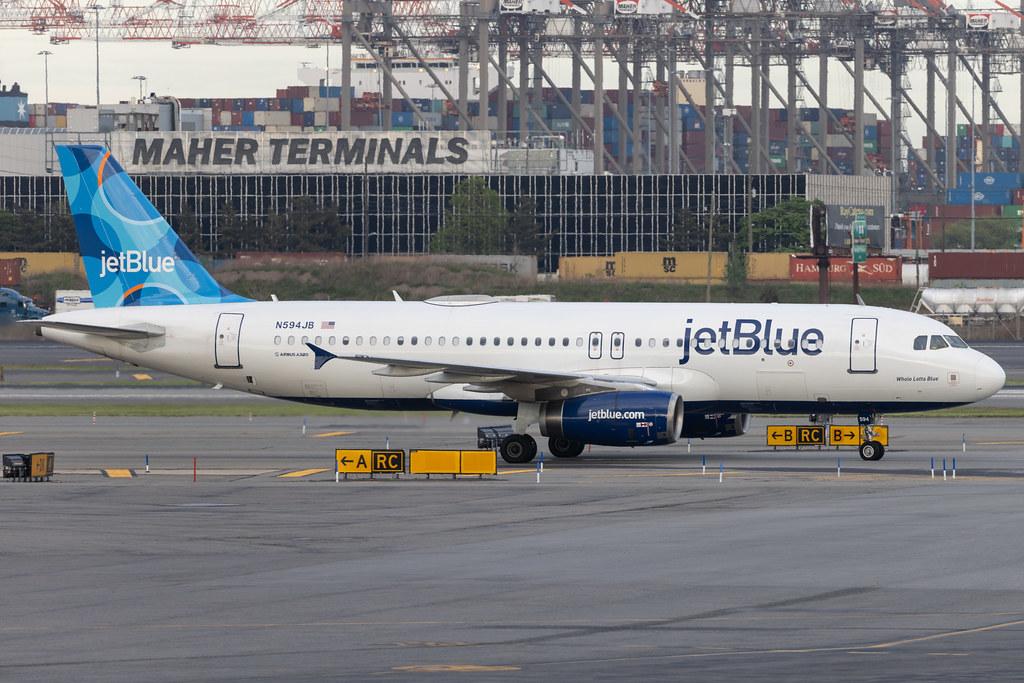 Newark Liberty International Airport: JetBlue Airways (B6 / JBU) | Airbus A320-232 A320 | N594JB | MSN 06725