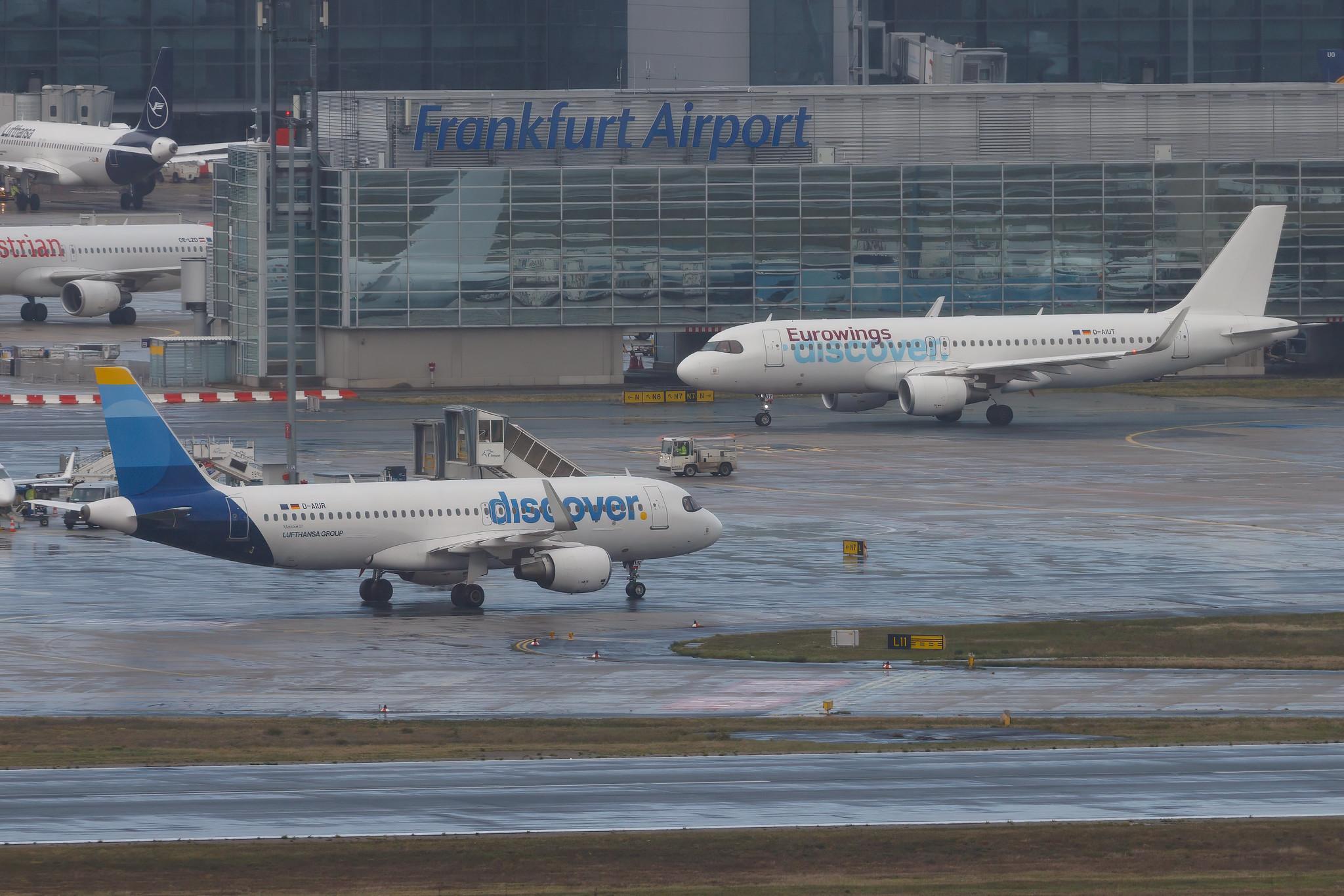 Frankfurt Airport: Discover Airlines (4Y / OCN) | Airbus A320-214 A320 | D-AIUR | MSN 6985
