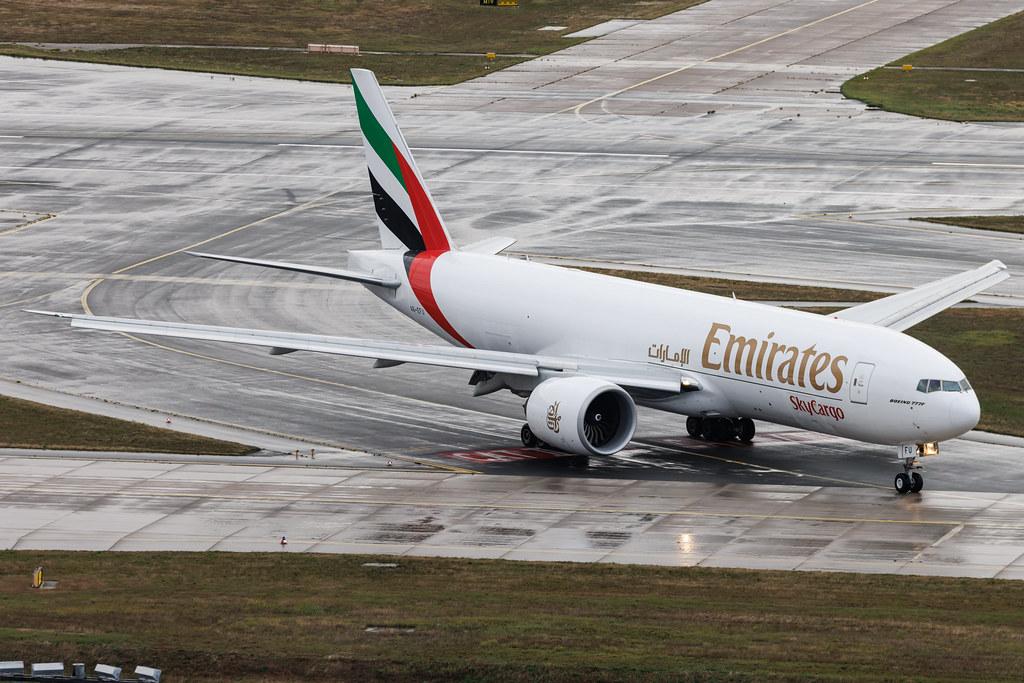 Frankfurt Airport: Emirates SkyCargo (EK / UAE) | Operator: Emirates | Boeing 777-F B77L | A6-EFU | MSN 67463