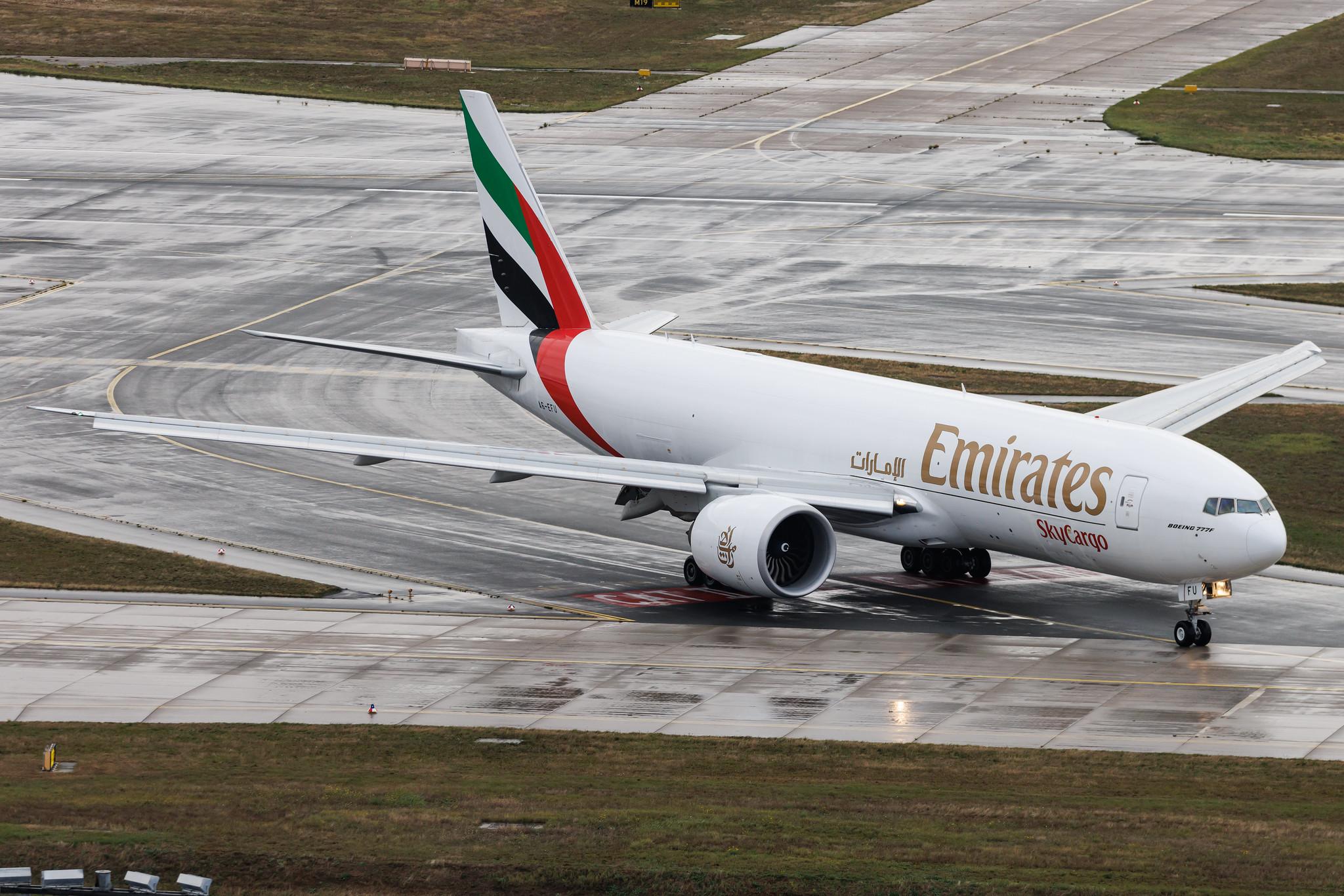 Frankfurt Airport: Emirates SkyCargo (EK / UAE) | Operator: Emirates | Boeing 777-F B77L | A6-EFU | MSN 67463