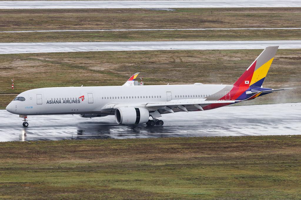 Frankfurt Airport: Asiana Airlines (OZ / AAR) | Airbus A350-941 A359 | HL8078 | MSN 094