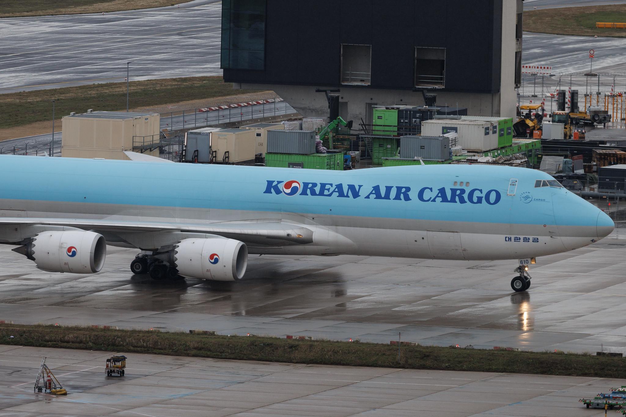 Frankfurt Airport: Korean Air Cargo (KE / KAL) | Operator: Korean Air | Boeing 747-8HT(F) B748 | HL7610 | MSN 37133