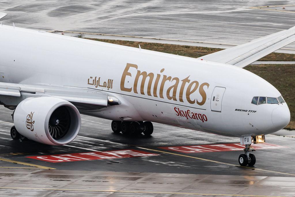 Frankfurt Airport: Emirates SkyCargo (EK / UAE) | Operator: Emirates | Boeing 777-F B77L | A6-EFU | MSN 67463