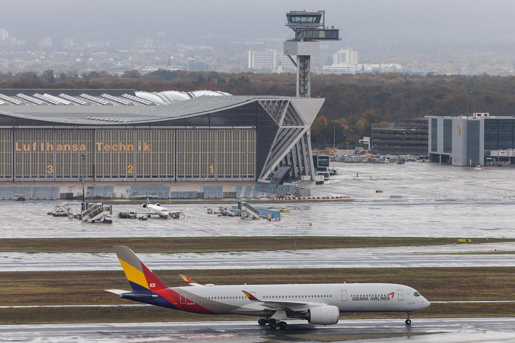 Frankfurt Airport: Asiana Airlines (OZ / AAR) | Airbus A350-941 A359 | HL8078 | MSN 094