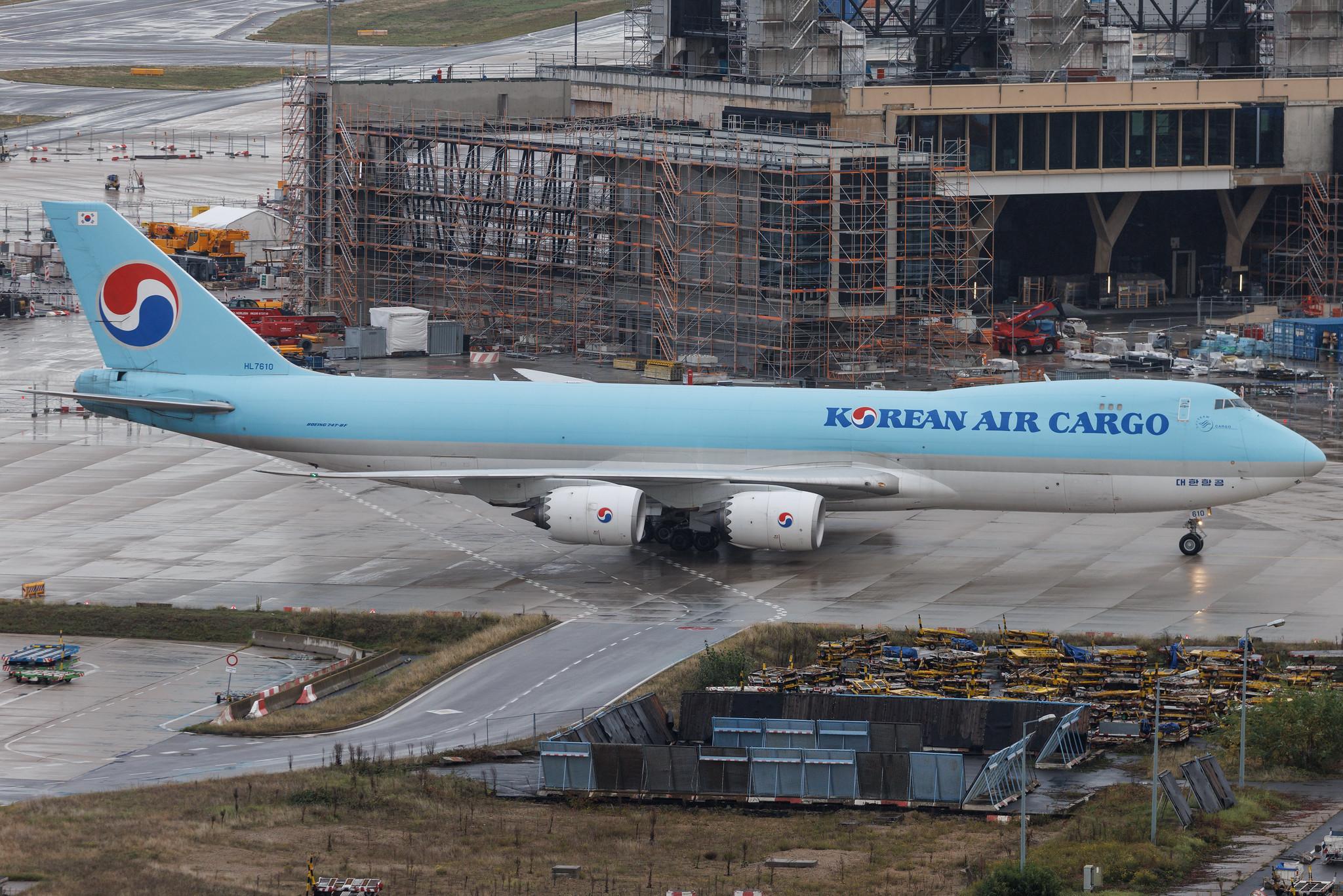 Frankfurt Airport: Korean Air Cargo (KE / KAL) | Operator: Korean Air | Boeing 747-8HT(F) B748 | HL7610 | MSN 37133