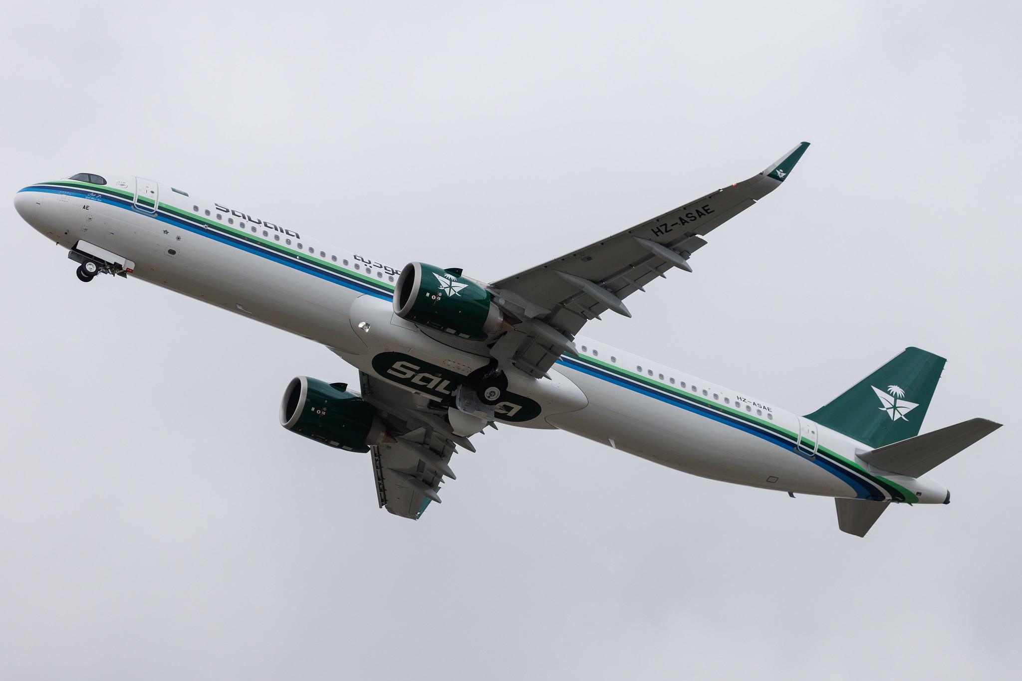 Hamburg Finkenwerder: Saudia (SV / SVA) | Airbus A321-251NX A21N | HZ-ASAE | MSN 11698