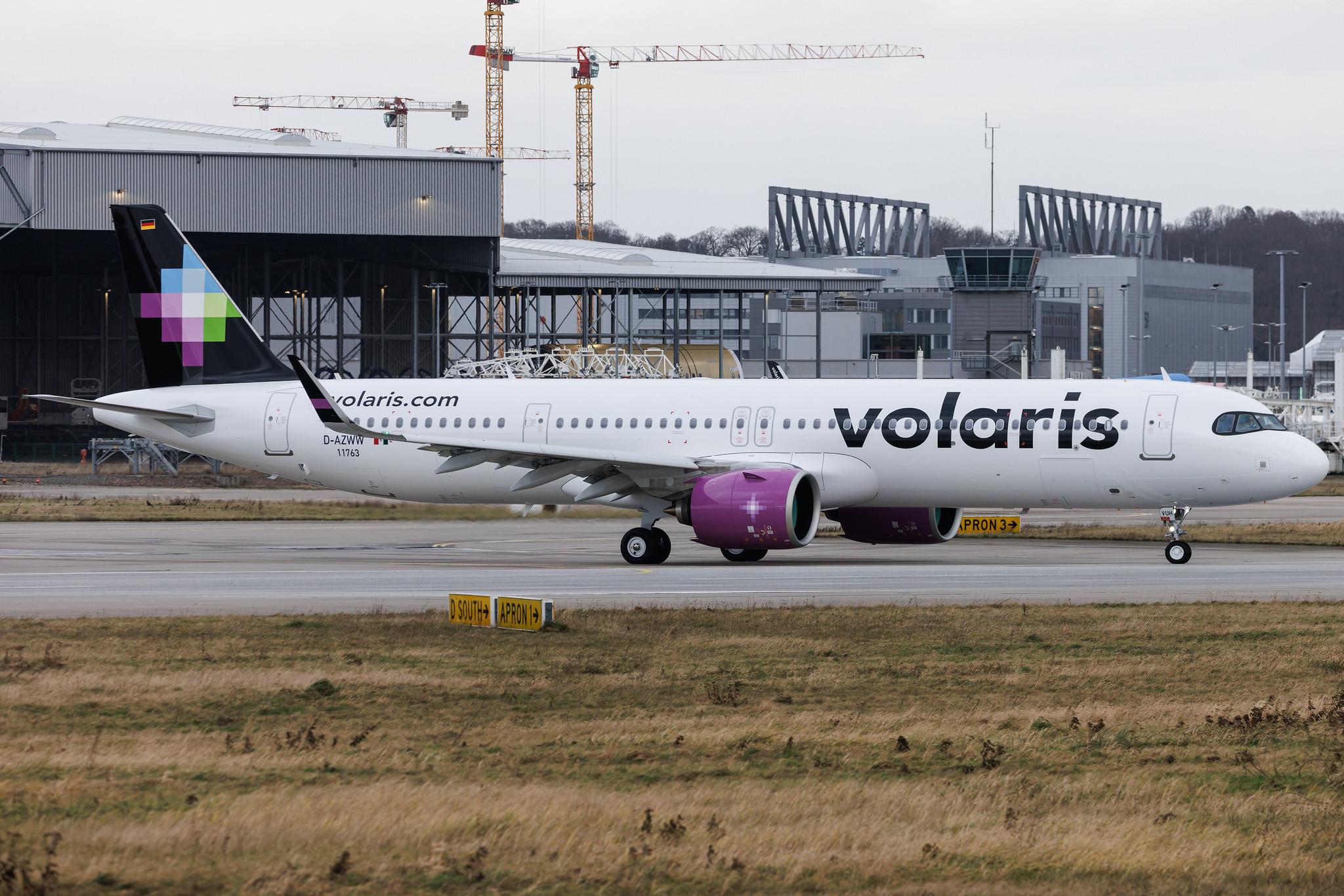 Hamburg Finkenwerder: Volaris (Y4 / VOI) | Airbus A321-271NX A21N | D-AZWW | XA-VUH | MSN 11763