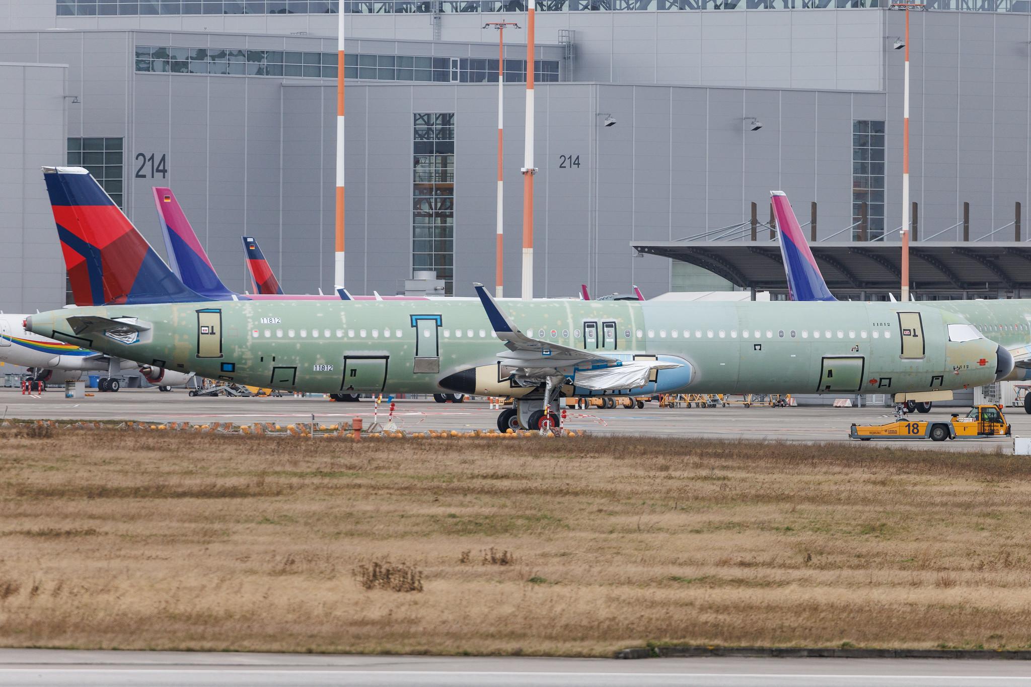 Hamburg Finkenwerder: Delta Air Lines (DL / DAL) | Airbus A321-271NX A21N | D-AZWT | N578DT | MSN 11812