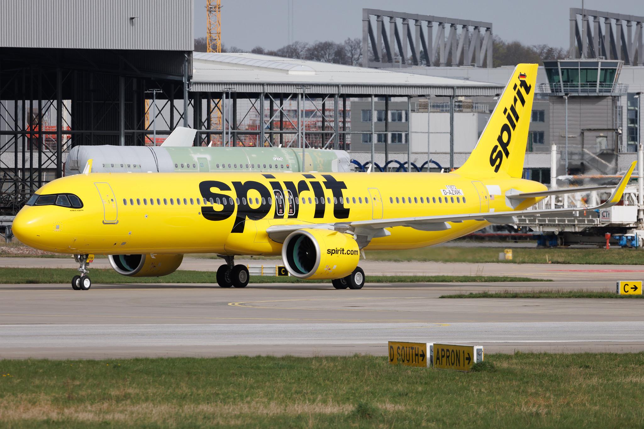 Hamburg Finkenwerder: Spirit Airlines (NK / NKS) | Airbus A321-271NX A21N | D-AZWK | MSN 11872