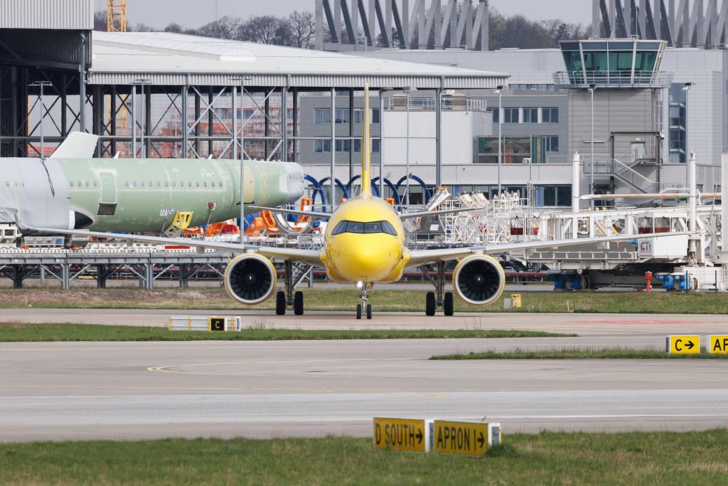 Hamburg Finkenwerder: Spirit Airlines (NK / NKS) | Airbus A321-271NX A21N | D-AZWK | MSN 11872