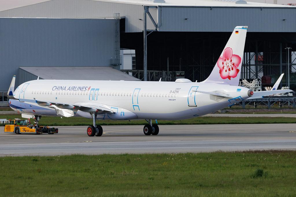 Hamburg Finkenwerder: China Airlines (CI / CAL) | Airbus A321-271NX A21N | D-AZYK | B-18116 | MSN 11917
