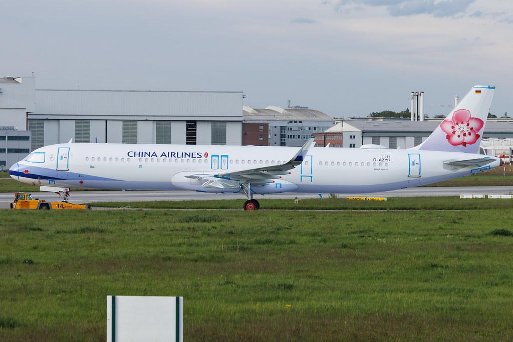 Hamburg Finkenwerder: China Airlines (CI / CAL) | Airbus A321-271NX A21N | D-AZYK | B-18116 | MSN 11917