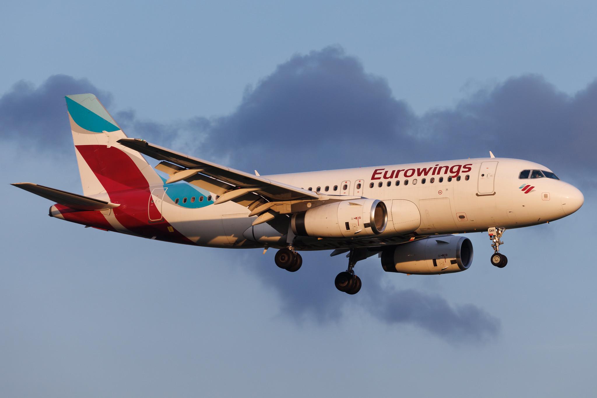 Hamburg Airport: Eurowings (EW / EWG) | Airbus A319-132 A319 | D-AGWV | MSN 5467