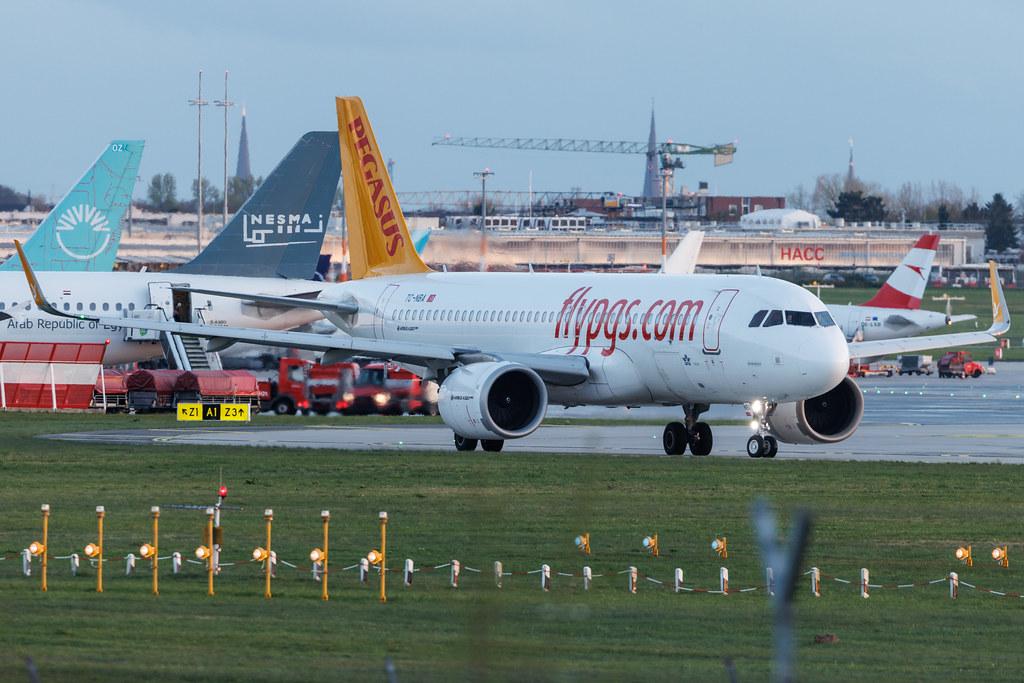 Hamburg Airport: Pegasus (PC / PGT) | Airbus A320-251N A20N | TC-NBA | MSN 07140