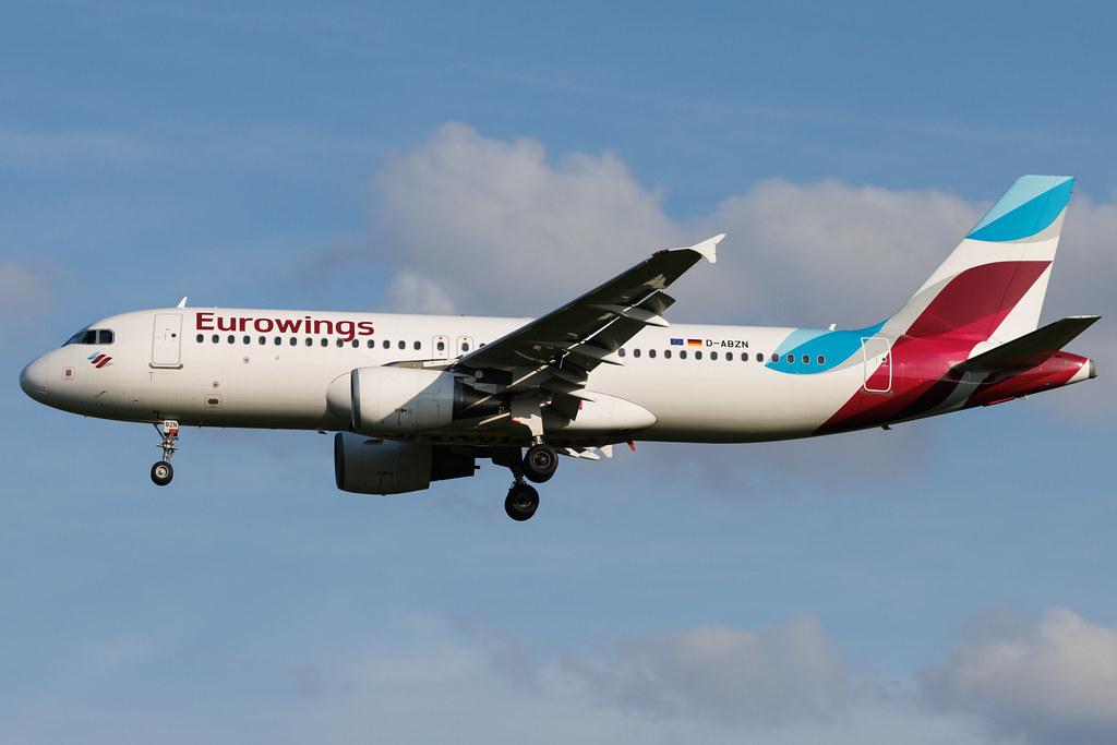 Hamburg Airport: Eurowings (EW / EWG) | Airbus A320-216 A320 | D-ABZN | MSN 3080