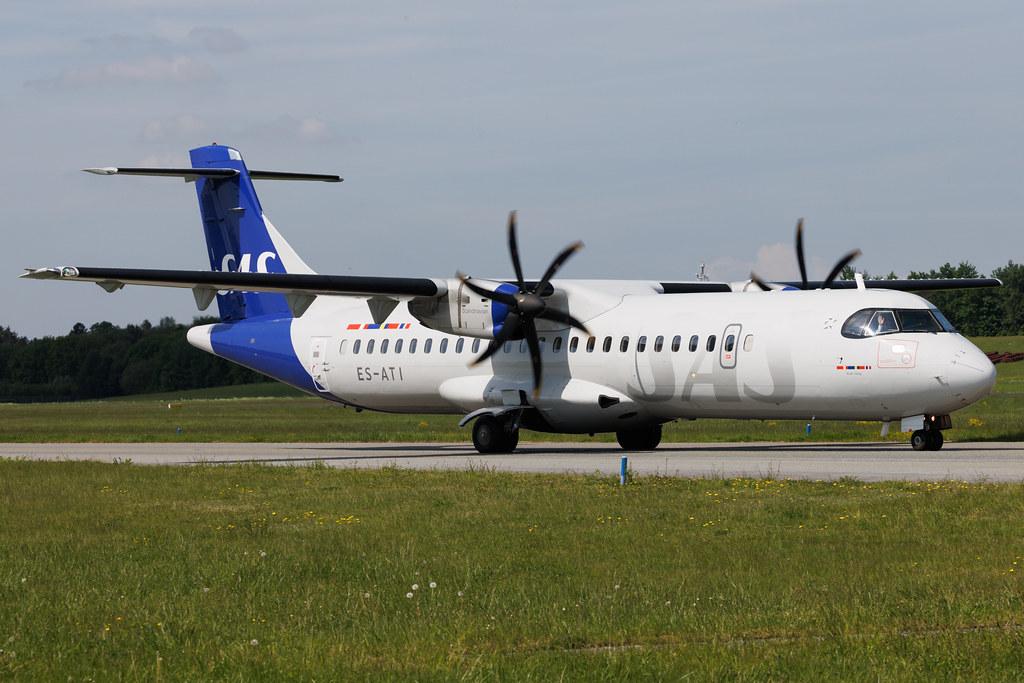 Hamburg Airport: SAS (SK / SAS) | Operator: Xfly | ATR 72-600 AT76 | ES-ATI | MSN 1075