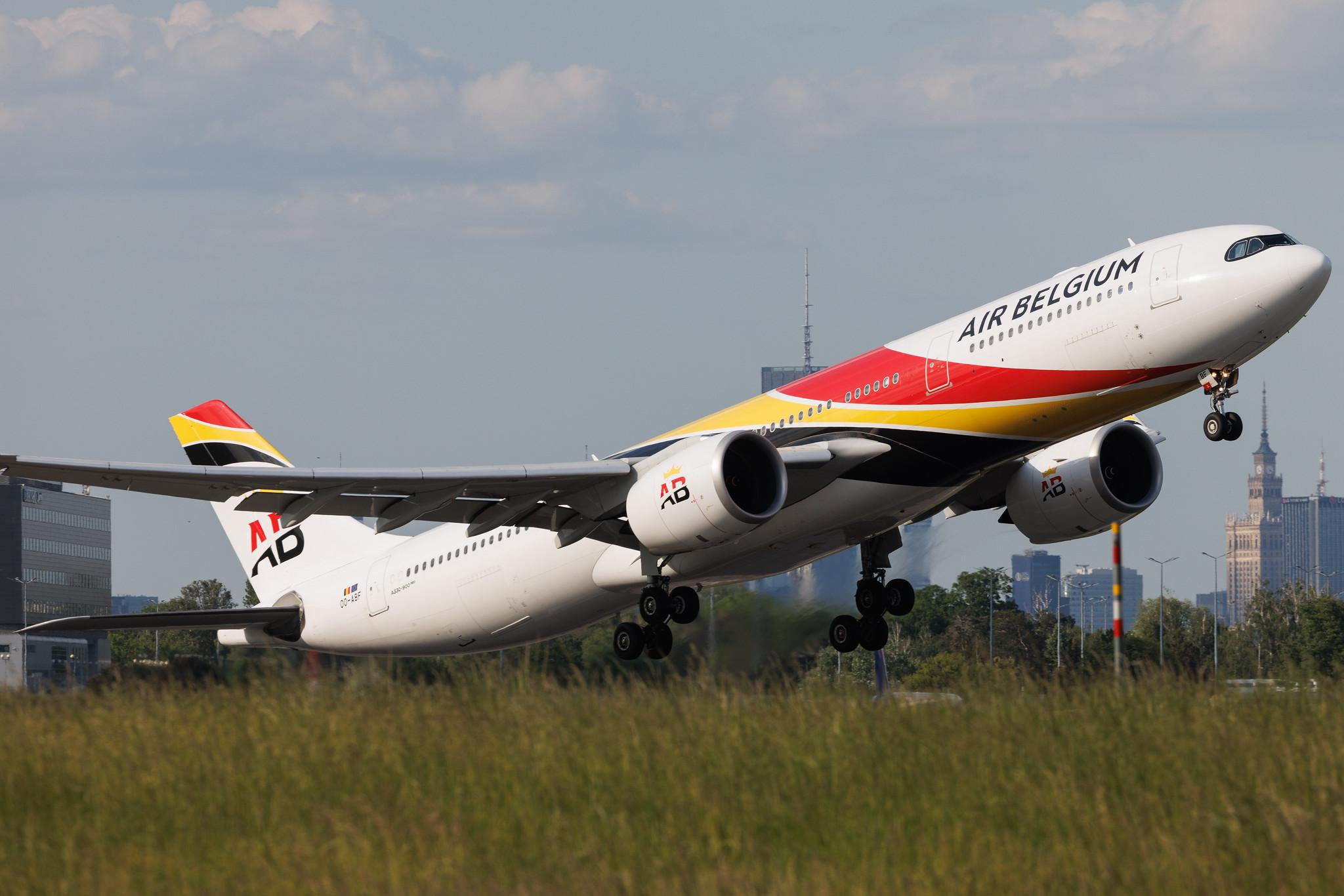 Warsaw Chopin Airport: LOT (LO / LOT) | Operator: Air Belgium | Airbus A330-941 A339 | OO-ABF | MSN 1844